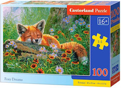 Kids Puzzle Foxy Dreams for 6++ Years 100pcs Castorland