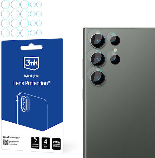 3MK Lens Protection Προστασία Κάμερας Μεμβράνη Διάφανο για το Galaxy S24 Ultra