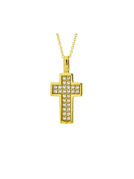 Women's Gold Cross 14K with Chain