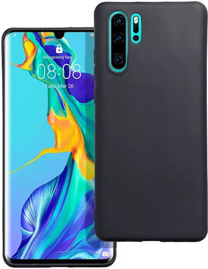 Back Cover Σιλικόνης Μαύρο (Huawei P30 Pro)