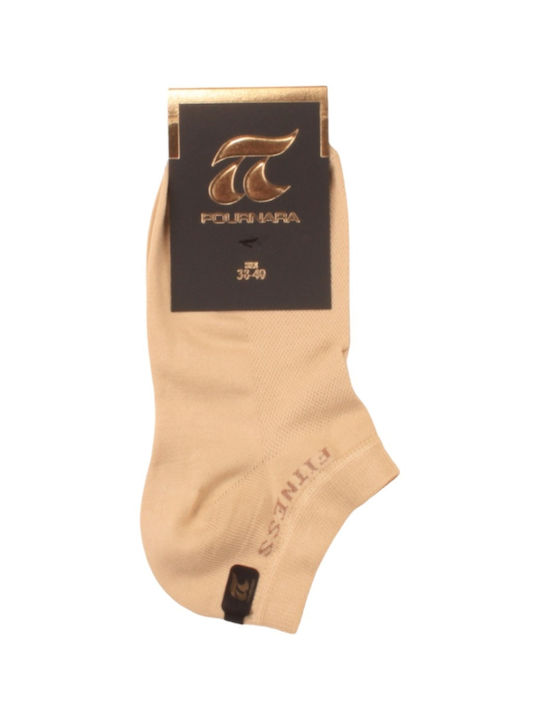 Pournara Fitness Herren Socken Beige 1Pack