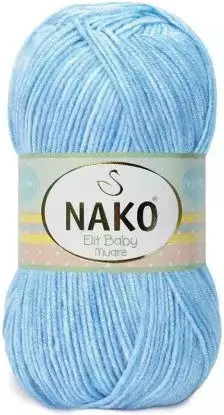 Nako Νήμα Πλεξίματος Ακρυλικό Γαλάζιο 250m 100gr
