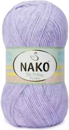 Nako Νήμα Πλεξίματος Ακρυλικό Μωβ 250m 100gr