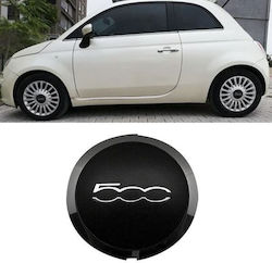 Wheel Center Cap Fiat with 133mm Internal Diameter Black 1pc