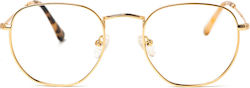 Valeur Lunettes Γυναικείος Μεταλλικός Σκελετός Χρυσός