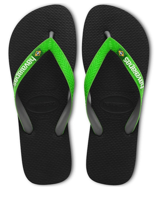 Havaianas Brasil Ανδρικές Σαγιονάρες Μαύρες