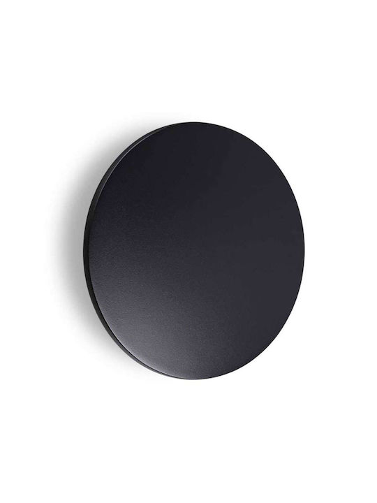 Ideal Lux Επιτοίχιο Εξωτερικό Φωτιστικό LED IP54 9W με Θερμό Λευκό Φως