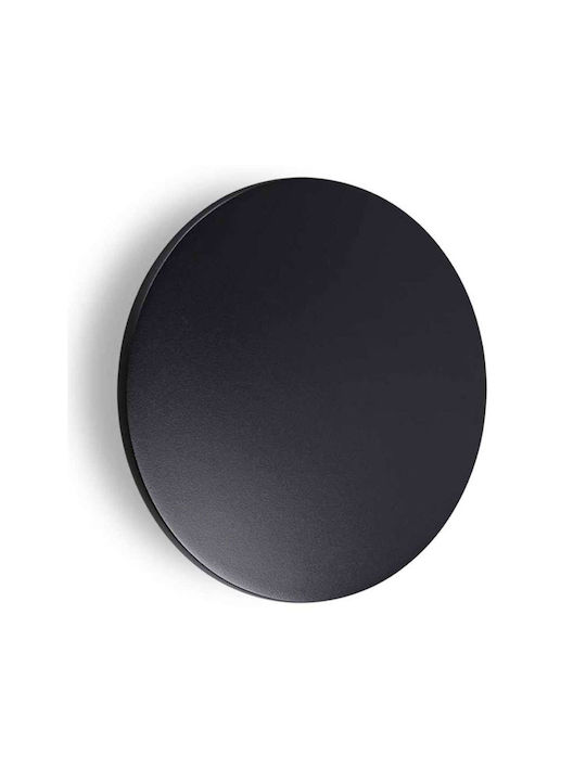 Ideal Lux Επιτοίχιο Εξωτερικό Φωτιστικό LED IP54 12W με Θερμό Λευκό Φως