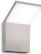 Ideal Lux Wall-Mounted Outdoor Light LED IP54 9W with Warm White Light 10x10.4x16.4εκ.