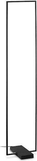 Ideal Lux Frame LED Floor Lamp H150.5xW30cm. with Warm White Light 3000lm Black