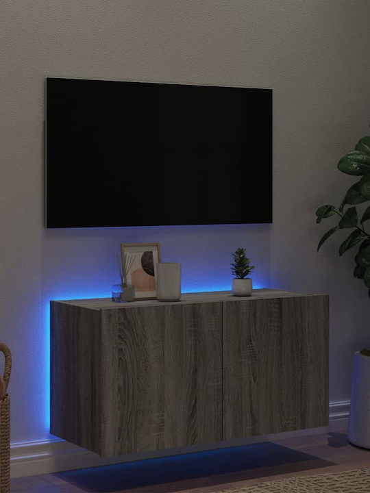 TV-Ständer Grau Sonoma M80xT35xH41cm