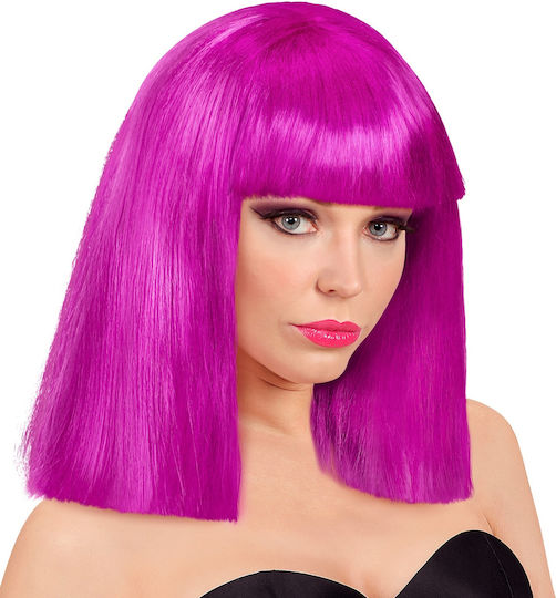 Showgirl Cleopatra Carnival Wig Straight Purple