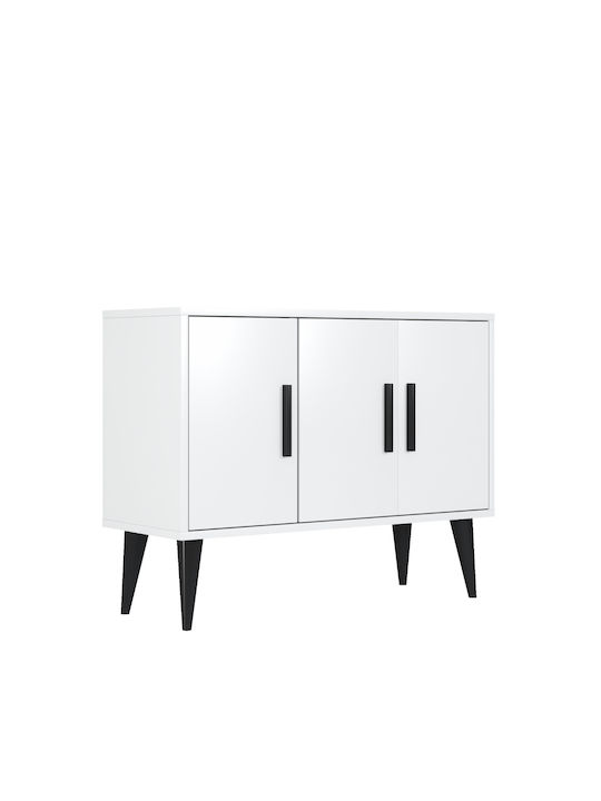 Sideboard Canibri Wooden White 90x35x70cm