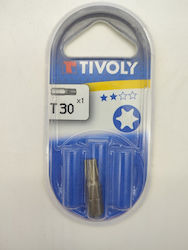 Tivoly Μύτη Κατσαβιδιού Torx με Μέγεθος T30 25mm