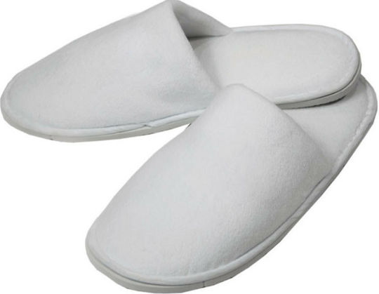 Homeline Παντόφλες μιας Χρήσης Terry 100 Ζεύγη Πάχους 4mm