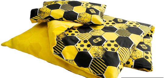 Vesta Home Комплект чаршафи Единично Памучни yellow-black 170x260см 3бр