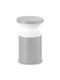 Ideal Lux Φωτιστικό Κολωνάκι Εξωτερικού Χώρου 15W IP65 για Ντουί E27 Γκρι