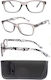 Readers Women's Reading Glasses +1.00 in Gray color RD155