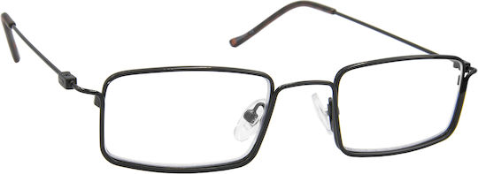 Oramont PL1128BL Reading Glasses +1.75 in Black color PL1128BLKBBF175