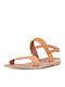 Women's Flat Sandals in Beige Color