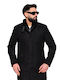 Tony Maker Men's Half Coat Black