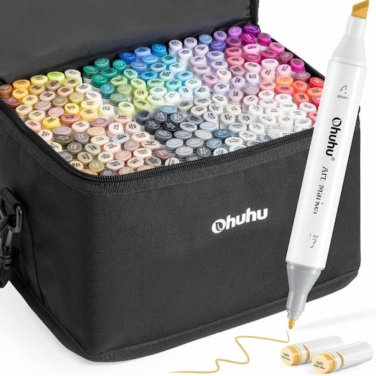 Ohuhu Oahu Drawing Markers Double Tip Set 200pcs
