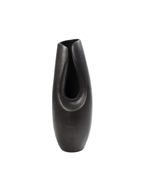 Espiel Decorative Vase Aluminum Black 41x41cm 1pcs