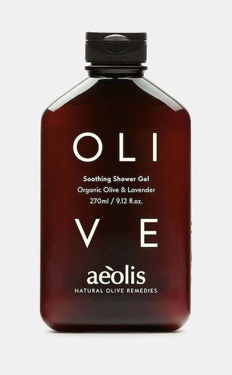Aeolis Gel de Duș Calmant cu Gel de Aloe Vera și Miros de Lavandă 270ml