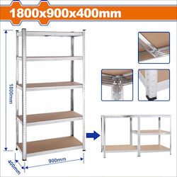 Wadfow Shelf Dexion Galvanized 90x40x180cm