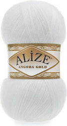 Alize Angora Gold Mixed White 100m 550gr