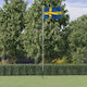 Flag of Sweden Polyester with a stake 6.23 m. from Aluminum
