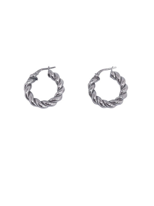 Buhay Earrings Hoops made of Silver