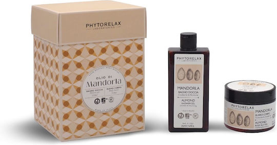 Phytorelax Olio Di Mandorla Skin Care Set for Body Cleaning