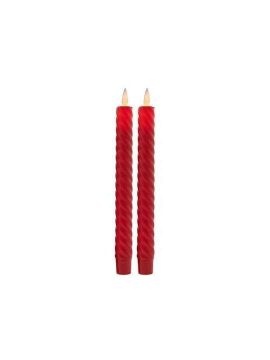 Sirius Decorative Candle Taper Red 1pcs