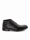 Leder Schwarz Herrenstiefel