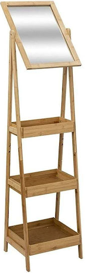 5Five Επιδαπέδια Ραφιέρα Μπάνιου Bamboo με 3 Ράφια 40x39x160cm
