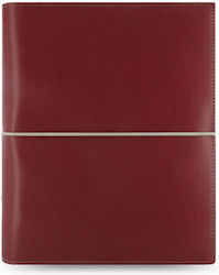 Filofax Notebook A5 with Blank Pages Red