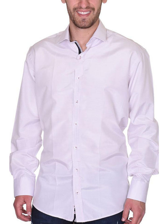 Langärmlig Hemd White