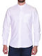 Langärmlig Hemd White