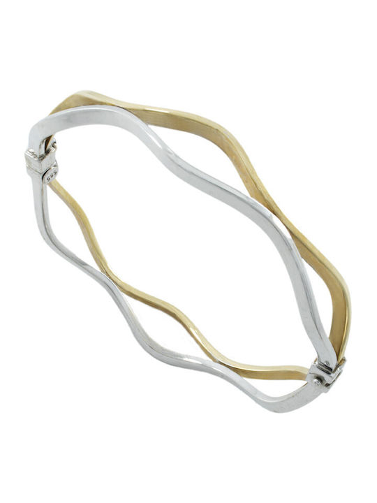 Damen Armband Handschellen aus Gold 14K