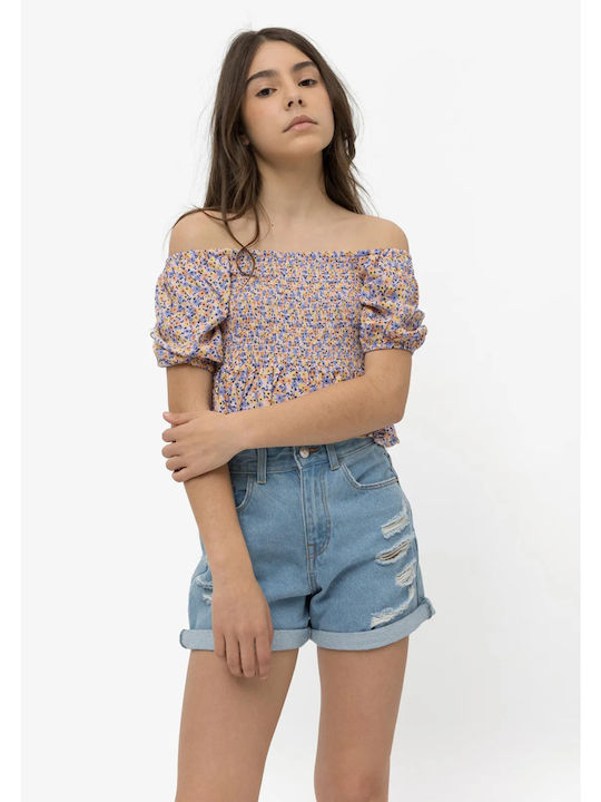 Kinder-Shorts/Bermudas Denim Blau