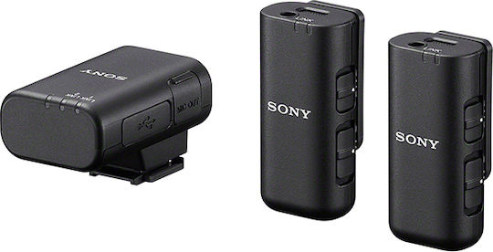 Sony ECM-W3 Σετ Ασύρματο Μικρόφωνο Πέτου, Clip On για Φωνητικά