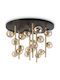 Ideal Lux Deckenleuchte 75cm Braun mit Fassung G9