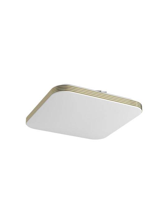Milagro Πλαφονιέρα Οροφής με Ενσωματωμένο LED σε Χρυσό χρώμα 33cm