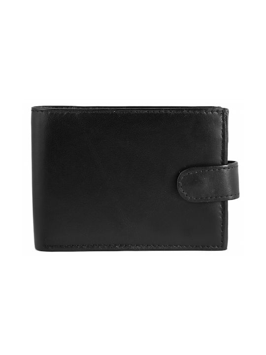 Steinmeister Men's Leather Wallet Black