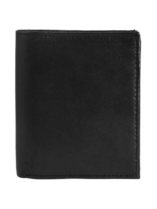 Steinmeister Men's Leather Wallet Black