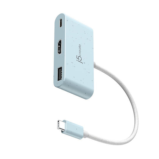 J5 Create USB-C Докинг станция с HDMI 4K PD Бял (JCA379EC-N)