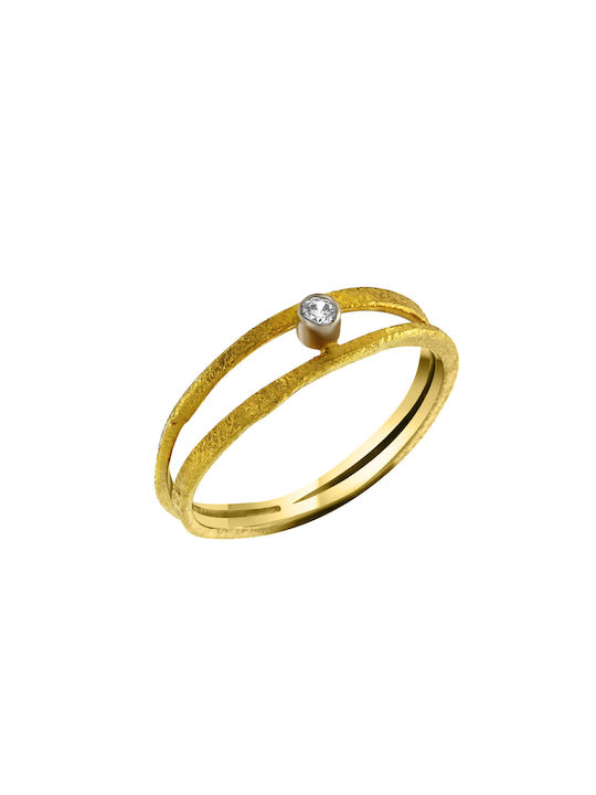 Single Stone from Gold 14K