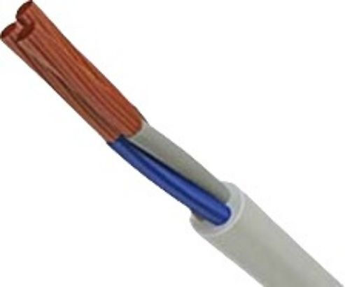 Power Cord with Cable Properties 4x0.75mm² in White Colour 1m Flexible