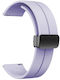 Diloy Straps Gummi-Armband Lila 22mm